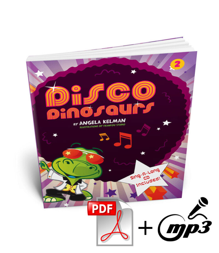 "Disco Dinosaurs" - Sing-Along E-book (includes song and karaoke tracks)