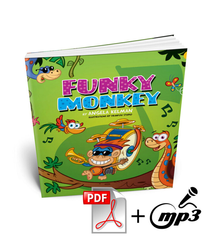 "Funky Monkey" - Sing-Along E-book (includes song and karaoke tracks)